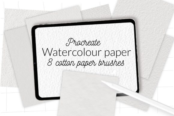 Authentic Procreate Watercolor Paper Brushes for Digital Art