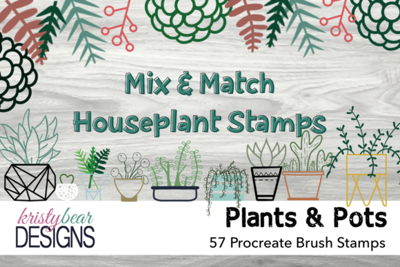 Design Unique Houseplants with Procreate Stamps