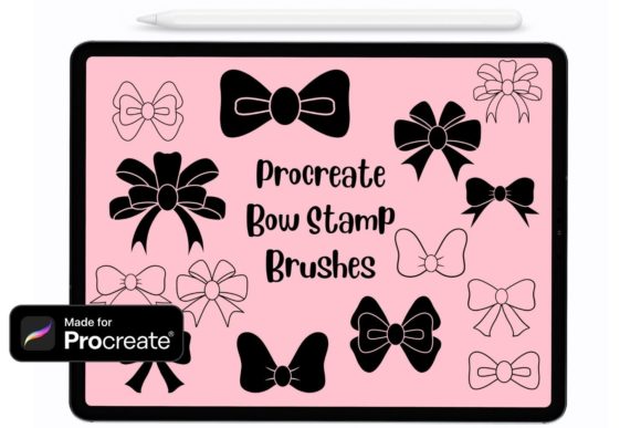 Elevate Your Digital Art with Versatile Procreate Bow Brushes