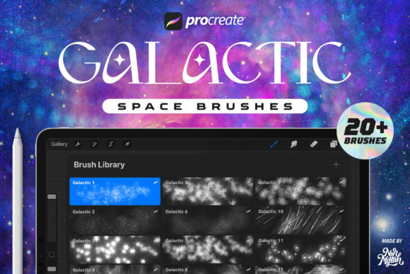 Elevating Digital Art Workflows with Procreate Galactic Brushes