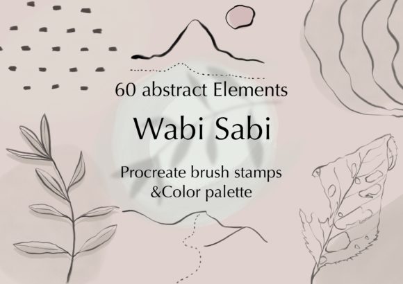 Embrace Imperfection with Wabi Sabi Procreate Stamps