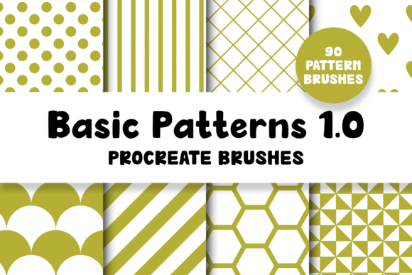 Evaluating Basic Patterns 1.0 Procreate Brushes for Digital Design Workflows