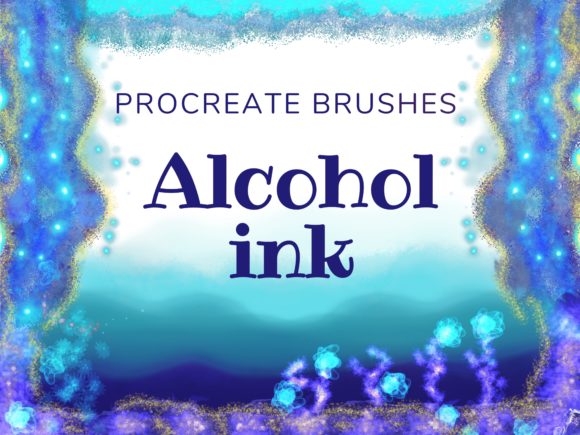 Exploring the Fluid Potential of 80 Alcohol Ink Procreate Brushes