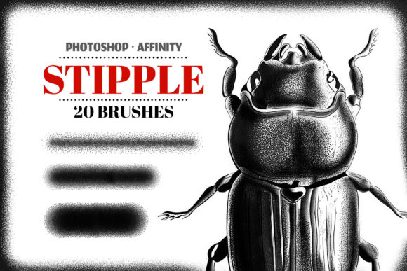 Mastering Depth and Texture with Stipple Photoshop Brushes