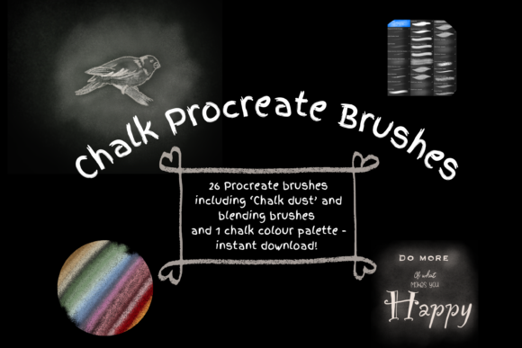 Mastering Digital Chalk Art with the Chalk Brushes Palette for Procreate