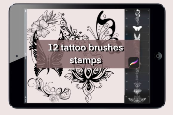 Mastering Digital Ink: A Practical Look at the 12 Brushes of Tattoo Stamps for Procreate