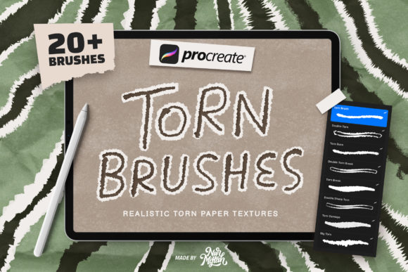 Mastering the Art of Digital Ripping with Procreate Torn Brushes