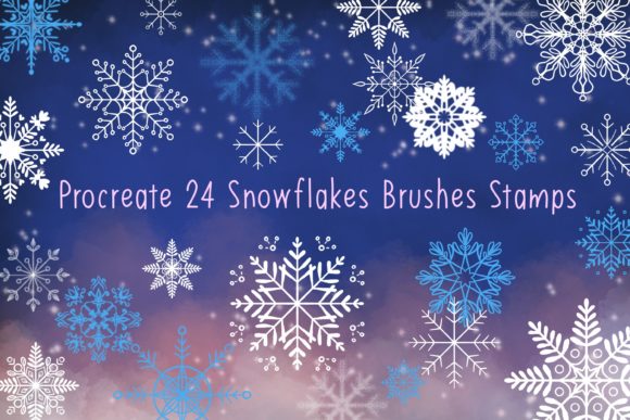 Strategic Winter Design: Leveraging Procreate 24 Snowflakes Brushes Stamps for Professional Results
