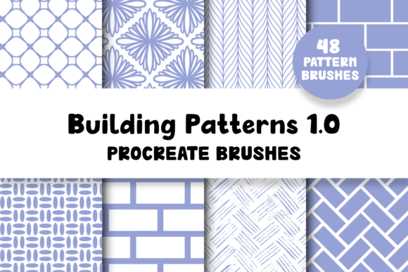 Streamlining Digital Architecture with Building Patterns 1.0 Procreate Brushes