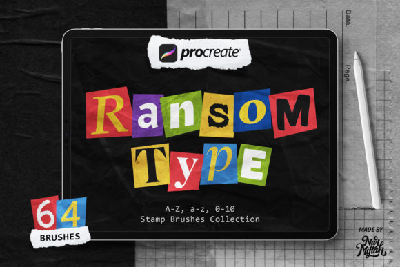 Unlock Creative Typography with Procreate Ransom Type Brushes