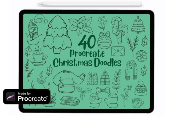 Unlocking Holiday Creativity with Procreate Christmas Doodle Stamp Brushes