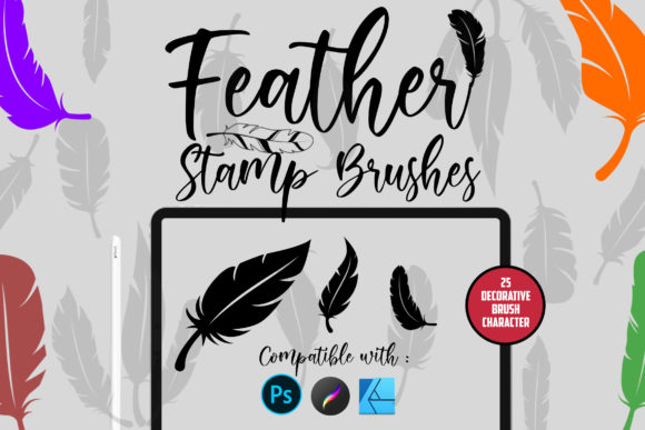 Unlocking Pattern Potential with Feather Stamp Brushes