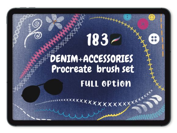 Unlocking Textured Realism: A Deep Dive into the Procreate Denim Brush Set with 183 Brushes